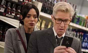 J. C. MacKenzie in October Faction (Image: Product Placement Blog)